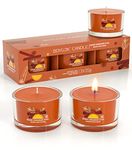 Candles Gifts for Women | Scented Candles Gift Set for Anxiety | 3 Scented Red Candles | Relaxation Gifts for Women/Men (Warm Cinnamon Stick)