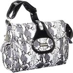 Kalencom Diaper Bag Elite Python Black and White