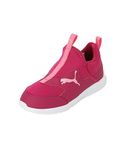 Puma Unisex-Kid Fun Racer Slip On PS Pinktastic-Strawberry Burst Sneaker - 1 UK (19366820)