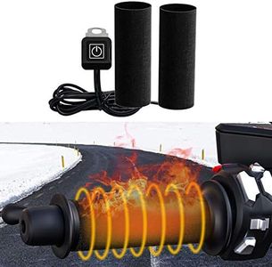 Heated Grips Motorcycle Bicycle Heated Grips Overgrips - Intelligent Three-Level Temperature Control 12V Motorcycle Heated Hand Bar Universal 1 Pair