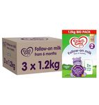 Cow & Gate 2 Follow On Baby Milk Powder Formula, 6-12 Months, 1.2K (Pack of 3)