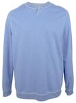 Tommy Bahama Men's Flipfield Abaco Reversible Sweatshirt, Big Sky Blue Heather, 4X