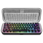 Geekria 60% Compact Keyboard Case, Hard Shell Travel Carrying Bag for 61 Keys Computer Mechanical Keyboard, Compatible with Logitech G PRO X 60, Razer Huntsman Mini 60%, RK Royal KLUDGE RK61