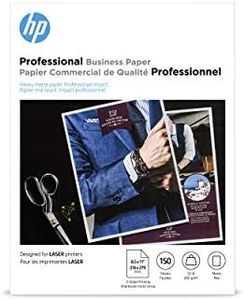 HP Professional Business Paper, Matte, 8.5x11 in, 52 lb, 150 sheets, works with laser printers (4WN05A)