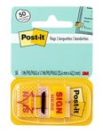 Post-it 25mm x 43.2mm Index Sign Here Flags (50 Sheets),680-9