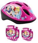 Stamp Girl K887507 Bicycle Protection Set, Pink, Disney Princess EU