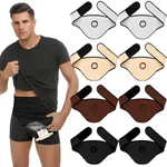 Paterr 8 Pcs Ostomy Belt Ostomy Bag Cover with Adjustable Elastic Ostomy Support Belt and Inner Pocket to Hold Ostomy Pouch Stealth Ostomy Support for Men Women Sport and Swimming