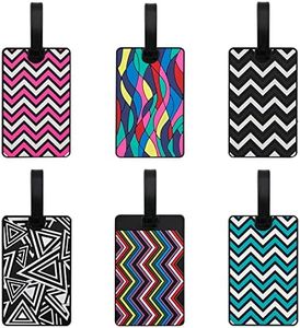 6pcs Luggage Tags, Travel Suitcase Luggage Tags Business Card Holder/Travel ID Bag Tag