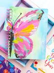 Doodle I The Happiness Planner I B5 Planner + 64 Pages Pocket Book + 250+ Stickers and Free Premium Gift Box | Tear Away Note Cards & Quote Cards | Activity Pages | To do lists I 268 Pages I 80 GSM I Wiro Bound (Graceful Wings)