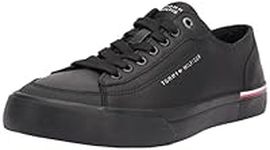 Tommy Hilfiger Men Trainers Shoes, Black (Black), 44