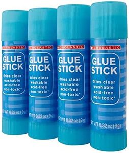 Scholastic Bâtons de colle Lot de 4 Bleu Gel