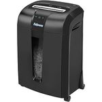 Paper Shredder for Office Use - Fellowes 100% Jam Proof 73Ci 12 Sheet Cross Cut Paper Shredder for Small Office Use - Office Shredder with Energy Saving System & 23 Litre Bin, Security Level P4, Black