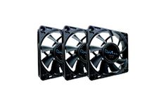 Apevia 70mm x 70mm x15mm Black Case Fan W/4PIN + 3PIN Adapter CF7015S-3 (3 Pk)