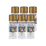 Rust-Oleum 313142 Stops Rust Metallic Spray Paint, Champagne Bronze