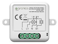 arcnics® - 1 Node Smart WiFi Retrofit Dimmer Module| WiFi Controlled | Works with Smart Life, Alexa, Google | Fits into any Existing Switch Board | DIY Switch Modules