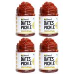 Aweri Dates Pickle (1.6Kg): Khajoor Ka Achaar | 100% Natural Homemade, Tasty, Healthy, Unique Pickle | Low Salt Less Oil | No Preservative No Vinegar | Seedless Dates, Lemon Juice, Spices, Mustard Oil