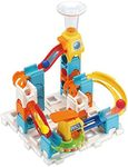 VTech Marble Rush Starter Set, Construction Toys for Kids with 3 Marbles and 30 Building Pieces, Track Set for Boys and Girls, Colour-Coded Building Toy for Children Aged 4 Years +