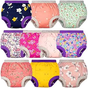 BIG ELEPHANT Potty Training Underwear, 100% Cotton Absorbent Unisex Toddler Pee Pants for Boys & Girls, 5-6Y