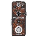 VSN Digital Reverb Pedals Ocean Verb Effects Pedal 3 Modes for Electric Guitar Bass True Bypass