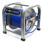 WilTec Automatic Hose Reel for Compressed Air 30 Meter 12 bar 1/4"