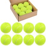 JY CLASSIC 8PCS - Walker Glide Balls, Precut Walker Tennis Balls for Furniture Legs and Floor Protection,Fit Most Walkers (Yellow)