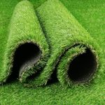 Kuber Industries 6x2 Feet Waterproof Artificial Grass for Balcony, Floor & Decoration | Anti Skid Green Grass Mat for Home, Indoor & Outdoor Decoration | Green