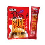 LonoLife Grass-Fed Beef Bone Broth Powder with 10g Protein, Stick Packs, 24 Count