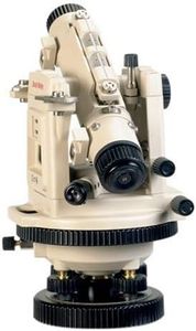 David White 44-8871 26X Transit Level with Optical Plummet, Horizontal Circle and Carrying Case