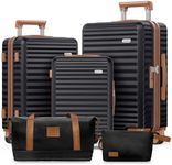 SHOWKOO Luggage Sets 3 Piece Hardsi