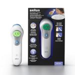 Braun Sensian 5 Forehead non-contact thermometer - Positioning Guidance - Colour-Coded Digital Display - 2 second measurement - Baby and Child Friendly - #1 Brand among doctors(1) - BNT300