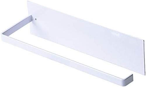 NATUCE Portarotolo Cucina, Porta Rotolo da Cucina Adesivo, Portarotolo Cucina Acciaio da Appendere, Portarotoli Cucina da Parete Autoadesivo, 25cm, Bianca