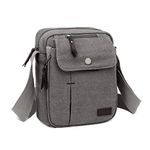 Kono Man Bag Small Canvas Messenger Bag Men Shoulder Bags Travel Organizer Satchel Multi Pockets Sling Cross Body Bag