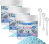 Pet Safe Ice Melt Safe for Concrete, Snow Salt Ice Melt Pet Friendly, Safer for Pet Surfaces, Effectively Melt Ice and Snow While Reducing Potential Impacts On The Environment and Vegetation (3PCS)