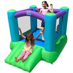 Action air Bounce House - Inflatable Bounce House with Blower for Indoor & Outdoor - Bouncy Castle with Slide - Durable Sewn and Extra Thick, Ideal for Kids