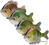 BASSDASH SwimPanfish Multi Jointed 