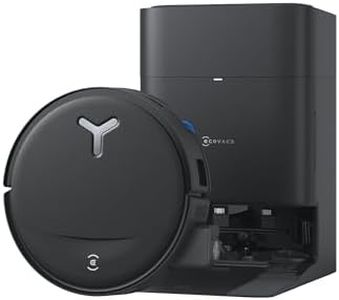 ECOVACS DEEBOT T80S Omni Robot Vacuum and Mop, 24,800Pa Suction, Instant Self-Cleaning OZMO Roller Mop, Auto-Lift Mop for Carpet & Spill Protection, AI Navigation, ZeroTangle 3.0 for Pets Family