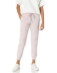 The Drop Women's Grace Supersoft Stretch Rib-Cuff Jogger, Ice Pink, XXS