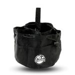 Graintex GB2883 Grab Bag Black Color Rip-Stop Canvas 18 Pockets Drawstring Closure