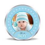 Precious-Moments BIS Hallmarked Personalised New-Born Baby Boy 20gm 999 Pure Silver Coin by ACPL