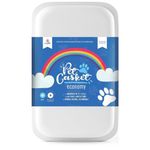 Pet Memory Shop Pet Casket - Caring Pet Loss Coffin, Choose from 2 Colors & Styles, Pet Memorial Box, for Dogs, Cats, and Animals, Perfect for Pet Loss Burial (Medium, White)