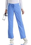 Grey's Anatomy 4232 Junior 5 Pocket Drawstring Pant (Ciel, X-Large Tall)