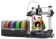 Anycubic Kobra 3 V2 Combo 3D Printer, Smart Multicolor Printing Up to 600mm/s Print Speed, Active Filament Drying Enhanced Auto-leveling for Higher Success Rates, 10.0'' x 10.0' x 10.2'' Printing Size