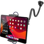 APPS2Car Long Arm Tablet Mount for Car Truck SUV MPV RV, Suction Cup Windshield Holder Compatible with 4.5-12.9 Inch iPad Pro Air Mini Tablets Samsung Galaxy Tab S8 Ultra S8+ S8 S7+ S7 S6 S5e S4 S3 S2