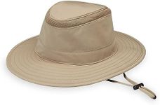 Wallaroo Hat Company Men’s Summit Sun Hat (Kahki, Medium/Large) – UPF 50+, Wide Brim, Packable Design, Chin Strap and Adjustable Size – Sun-Smart Functional Hat for Outdoor Adventures and Travel