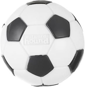 Outward Hound by Planet Dog Soccer Ball, Durable Treat-Dispensing Dog Ball, Interactive Fetch Toy, Orbee-Tuff, Mint Scented, BPA-Free, for Indoor & Outdoor Play, White