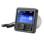 Bluetooth Marine Radio Stereo, Waterproof Digital Media Receiver Boat Stereo with Wireless Remote, Car Stereo Receiver and Speakers Audio Receiver RCA AUX AM FM MP3 MP5 Player