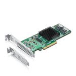 ipolex LSI 9211-8I Internal SAS/SATA Raid Controller Host Bus Adapter, LSI SAS2008 Chip, PCI Express x8-Port 6Gb/s, High Profile & Low Profile