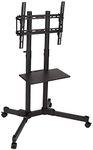 Amazon Basics TC40 TV Trolley for 32-70" TVs with Swivel feature, Black