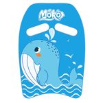 MoKo Swim Kickboard, Cartoon Swimming Training Kick Board Pool Exercise Equipment Promote Natural Swimming Position Water Fun Tool for Kids, Blue & Wavy Whale