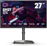 Cooler Master Curved Series 27-Inch Curved Frameless Desktop Gaming Monitor, Black